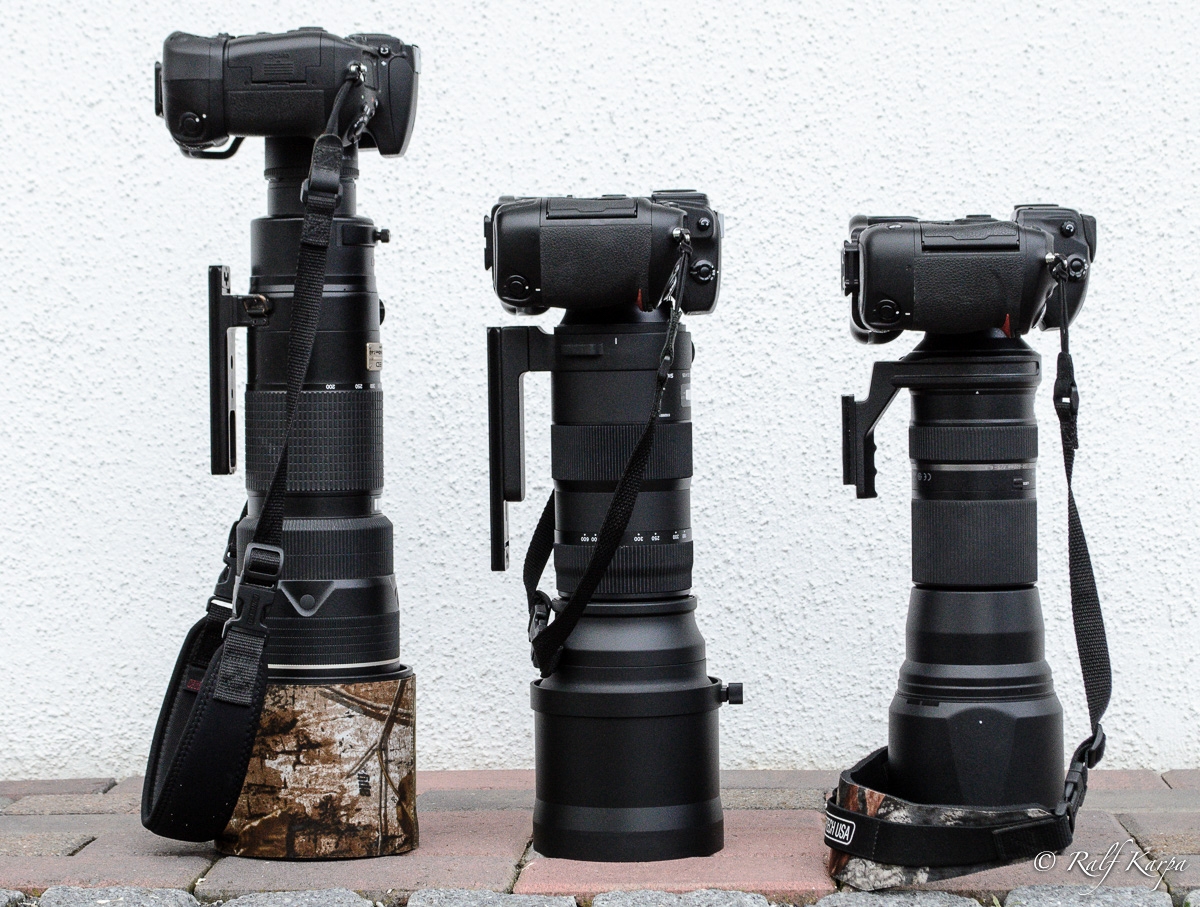 D800 with Nikkor, D2x with Sigma and D3 with Tamron