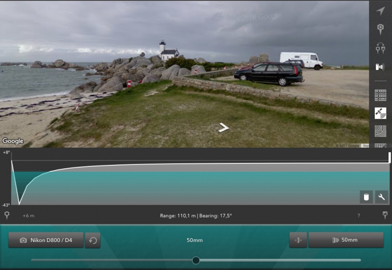 Photo-Transit - Phare de Pontusval (Street View)
