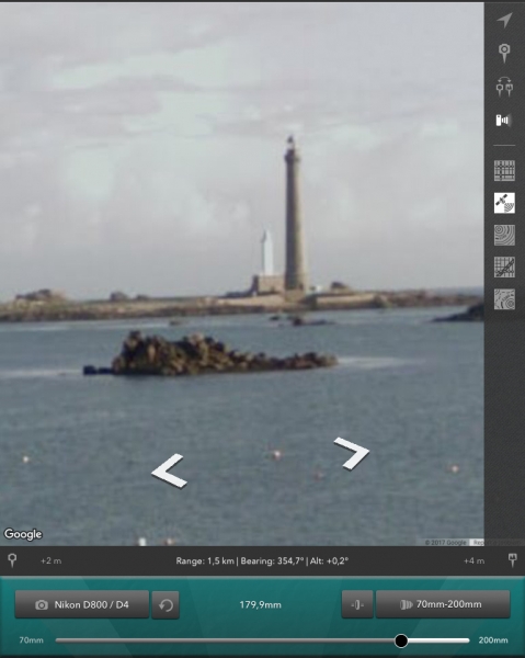 Photo-Transit - Phare de i'lle Vierge (Street View)