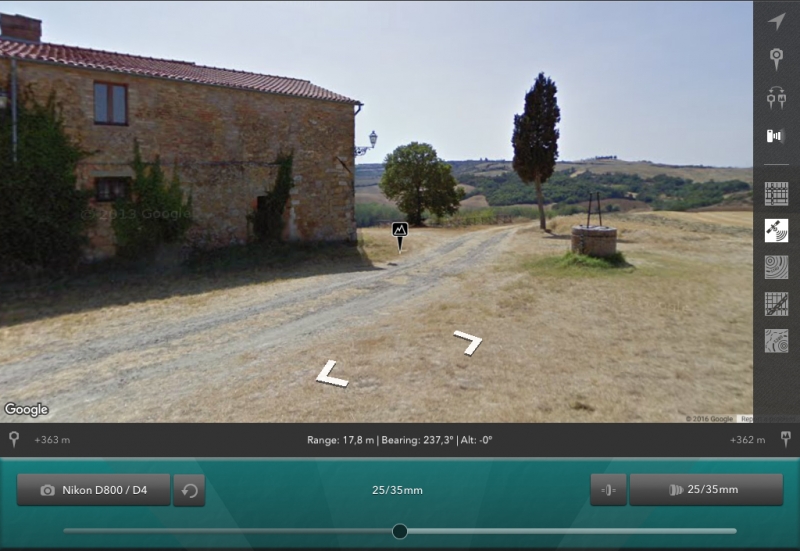 Photo-Transit - Cappella della Madonna di Vitaleta (Position View)