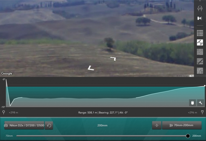 Photo-Transit - Val d\'Orcia #1 (Focal Length view)